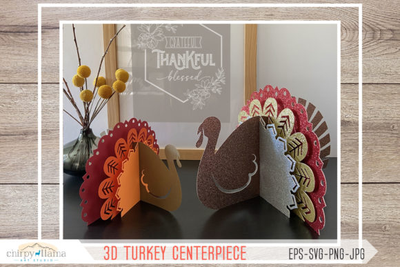 3D Turkey Centerpiece