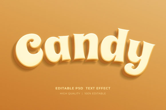 Candy 3D Editable Style Text Effect