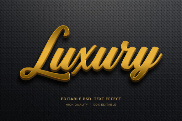 Luxury 3D Editable Style Text Effect
