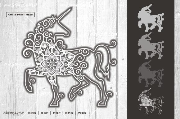 Unicorn Mandala Vector 3D Layered 4: A Comprehensive Guide to Digital Design Implementation