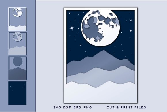 Wall Art 3D, Scandinavian Style, Layered